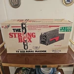 Nos Vintage Galvanized Steel Mailbox Strong Solar Group Size T2 White. Fixed Price $50.99.