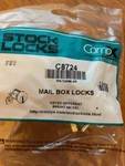 New! Compx National C8724, Pin Tumbler Mailbox Lock For Bommer With Hook Cam. Fixed Price $5.55.