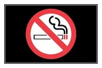 Hillman 841860 No Smoking Symbol International Sign, 8X12 Inches 1-SIGN. Fixed Price $6.95.
