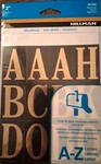 52PC Hillman 842268 2-INCH Letters Kit, Gold/black. Fixed Price $7.00.
