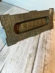 Antique Solid Brass/bronze Mail Slot Art Deco Vintage. Fixed Price $55.25.