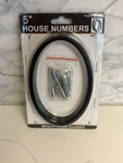 Hillman 5" Modern House Numbers Floating Or Flush - Black Nip. Fixed Price $7.00.
