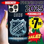 Hockey Fan Case, Personalized Name Iphone & Samsung Cover,custom Team Gift. Fixed Price $19.99.