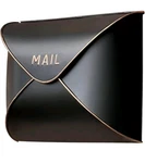 Nach Black Envelope Mailbox Wall Mount, 12.5X5X10 Inch For Ouside, Waterproof. Fixed Price $67.88.