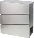 Stainless Steel Wall Mounted Mailbox With Key Lock Large Capacity. Fixed Price $52.00.