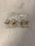 Emtek 97303US4 Solid Brass Ball Tip Finials For 3-1/2" Hinges, 4-PACK, Satin. Fixed Price $18.79.