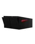 Ilyapa Black Double Mailbox, Post Mount Mailboxes For Outside- Two Sided Mail.... Fixed Price $281.56.