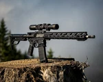 645531 AR15 Assault Rifle Hand Gun W/ Scope Banner Wall Art Print Poster. Fixed Price $22.95.