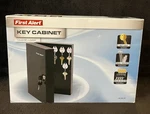 First Alert 3060F Steel Wall Mount Cabinet Holder Holds 28 Keys & Tags Black. Fixed Price $22.94.