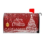 Harooni Christmas Mailbox Cover Magnetic 25.5"X21" Winter Snowflake Pine. Fixed Price $30.49.