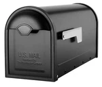 Architectural Mailboxes 8830-10 Winston Nickel Flag Post Mount Medium. Fixed Price $71.02.