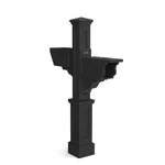 Signature Plus Mailbox Post With Newspaper Slot And Planter Weather-resista.... Fixed Price $194.52.