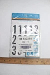 (6-PK) Hillman Numbers Kit Black/white 2" 842284. Fixed Price $16.77.
