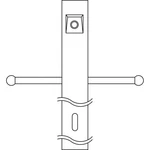 Accessory Post With External Photoeye Ladder-architectural Bronze Finish. Fixed Price $154.97.