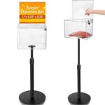 Clear Suggestion Donation Box With Lock And Key 11X 8.25X Inches Acrylic.... Fixed Price $286.33.