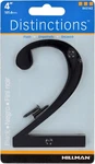 Hillman Distinctions 4-IN. Flush Mount Black House Number Pack Of 25. Fixed Price $110.00.