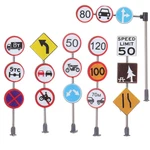 6PCS Diy Architectural Sand Table Model Mini Traffic Signboards Landscapes. Fixed Price $16.55.