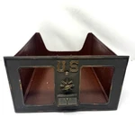 Antique Brass & Steel Box Postal Drawer Us Mail 10 6 13. Fixed Price $63.00.