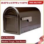 Post Mounted Galvanized Steel Large Curbside - Rubbed Bronze. Fixed Price $70.29.