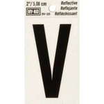 Hy-ko Vinyl In. Reflective Adhesive Letter, RV-25/V Pack Of 10. Fixed Price $14.01.