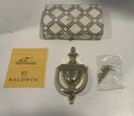 Baldwin Colonial Style Solid Brass Door Knocker Lifetime Polished. Fixed Price $50.00.