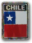 Chile Prismatic Reflective Flag Sticker Decal - New Free Shipping. Fixed Price $6.88.