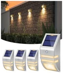 4 Pack Solar Stainless Steel Fence Lights Outdoor Waterproof Motion Sensor Wa.... Fixed Price $57.81.