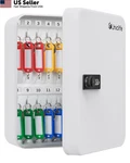 Uniclife 28-KEY Steel Cabinet With Combination Lock Wall Keys, White. Fixed Price $41.16.