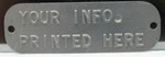 Custom Metal Embossed Personalized Nameplate Apt Condo Mailbox Address Id. Fixed Price $9.95.