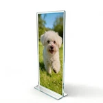 Fixturedisplays 1PK Clear Acrylic Sign Holder For 4X9",. Fixed Price $16.91.