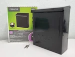 Gibraltar Locking Mailbox THVKB001 Townhouse 10.1 Inch Wall Mount Black Steel. Fixed Price $26.00.