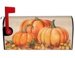 Autumn Fall Pumpkin Mailbox Cover, Thanksgiving Waterproof 25.1" Lx 21" Magnet. Fixed Price $15.99.