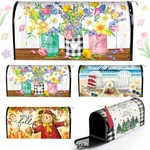 4 Pcs Mailbox Covers Standard Size 18 21 Inch Welcome Christmas Winter Spri.... Fixed Price $29.92.