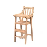 Eli & Mattie Amish Made Oak Child High Chair Toy For 18 Inch Dolls. Fixed Price $121.99.