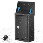 Metal Locking Mailbox Wall Mount Key Drop For Outside Suggestion Mon. Fixed Price $30.81.