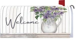 Lilac Pitcher Mailbox Makeover Cover Standard Size. Fixed Price $16.00.