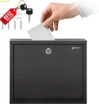 Adir Metal Suggestion Box Lock Wall Mount Drop Safe Mail Payment 3X10X12 Us. Fixed Price $44.79.
