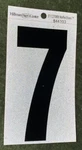 Hillman Sign Center 5 /127 Mm Reflective Number Sticker #844103. Fixed Price $5.97.