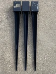 Lot Of 3 Simpson Strong Tie E-z Spike Support Mailbox Sign Bracket Fence Post. Fixed Price $65.00.