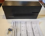 Xydled Large Metal Mailbox Wall/door Mount Textured Black, 14.56''X7.1''X4'' New. Fixed Price $26.96.