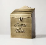 Hearth & Hand From Target Brass Letters Santa Tabletop Wall Hanging Mailbox. Fixed Price $99.99.
