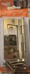 National Hardware Surface Mounted Hinges 3 1/2 Inches, New, N244-806 Brass. Fixed Price $14.25.
