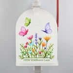 Mailbox Magnet Partial Cover, Custom Wildflowers With Address Or Name. Fixed Price $10.25.