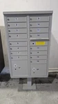 New Florence Cbu Mailbox Cluster Unit, Tenant, 2 Parcel Locker 1570-16. Fixed Price $2200.00.