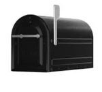 Architectural Mailboxes Boulder Black, Large, Steel, Post Mount. Fixed Price $35.00.