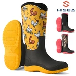 Hisea Women's Tall Rain Boots Waterproof Anti-slip Outdoor Garden Work Wellies. Fixed Price $53.99.