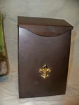 Gibraltar Classic Wall-mount Post Door Galvanized Steel Bronze. Fixed Price $19.00.