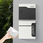 Modern Mailbox Wall Mount Locking Letter Post Stainless Steel. Fixed Price $51.85.