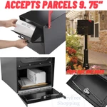 Locking High Security Mailbox, Post Mount, Anti Theft Heavy Duty Home House. Fixed Price $196.65.