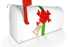 Mailbox Magnet (partial Cover) Christmas Bow Happy Holidays Better Than Decal!. Fixed Price $18.95.
